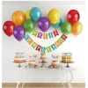 Guirnalda Feliz Cumpleaños Con Globos Multicolor 31PCS