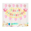 Guirnalda Feliz Cumpleaños Con Globos 34PCS