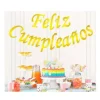 Guirnalda Feliz Cumpleaños Dorado