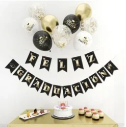 Guirnalda Feliz Graduación Con Globos 29PCS
