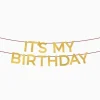 Guirnalda «It’s My Birthday» Oro