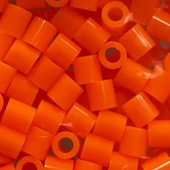 Hama Beads Naranja neon
