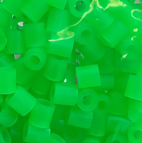 Hama Beads Verde Translucido