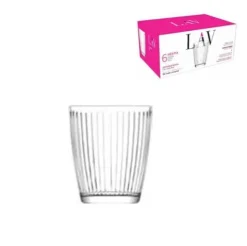 HESTIA Vasos Cristal 340cc