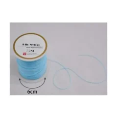 Hilo De Jade 0.8MM Azul 72M