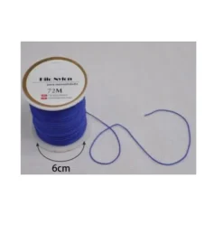 Hilo De Jade 0.8MM Azul Zafiro 72M