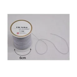 Hilo De Jade 0.8MM Plata 72M