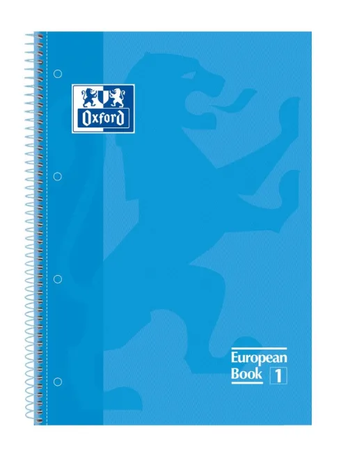 Hiper – Cuaderno Oxford A4 con tapa dura | Cuaderno de notas para oficina o colegio | 80H 90G
