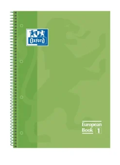 Hiper – Cuaderno Oxford A4 con tapa dura | Cuaderno de notas para oficina o colegio | 80H 90G