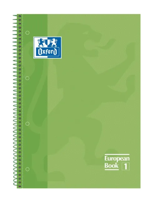 Hiper – Cuaderno Oxford A4 con tapa dura | Cuaderno de notas para oficina o colegio | 80H 90G