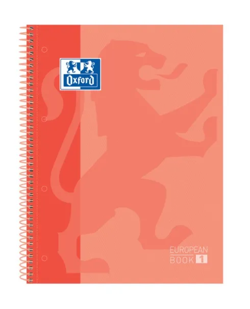 Hiper – Cuaderno Oxford A4 con tapa dura | Cuaderno de notas para oficina o colegio | 80H 90G