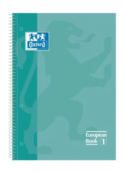 Hiper – Cuaderno Oxford A4 con tapa dura | Cuaderno de notas para oficina o colegio | 80H 90G