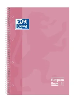 Hiper – Cuaderno Oxford A4 con tapa dura | Cuaderno de notas para oficina o colegio | 80H 90G