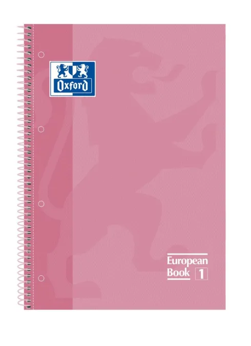 Hiper – Cuaderno Oxford A4 con tapa dura | Cuaderno de notas para oficina o colegio | 80H 90G