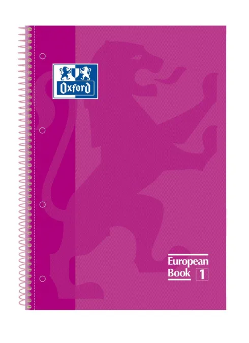 Hiper – Cuaderno Oxford A4 con tapa dura | Cuaderno de notas para oficina o colegio | 80H 90G