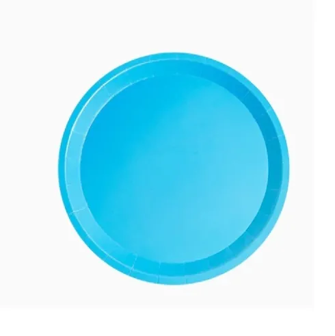 Hiper – Platos llanos de color biodegradable | Hechos de cartón Ø20,5cm