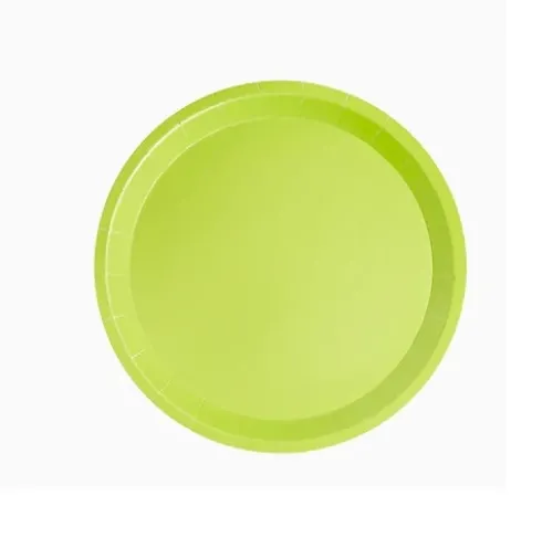 Hiper – Platos postre de color biodegradable | Hechos de cartón Ø17cm
