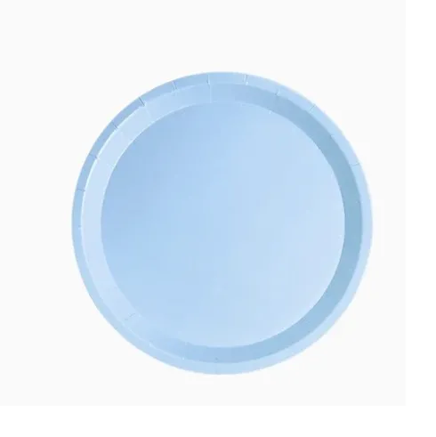 Hiper – Platos postre de color biodegradable | Hechos de cartón Ø17cm