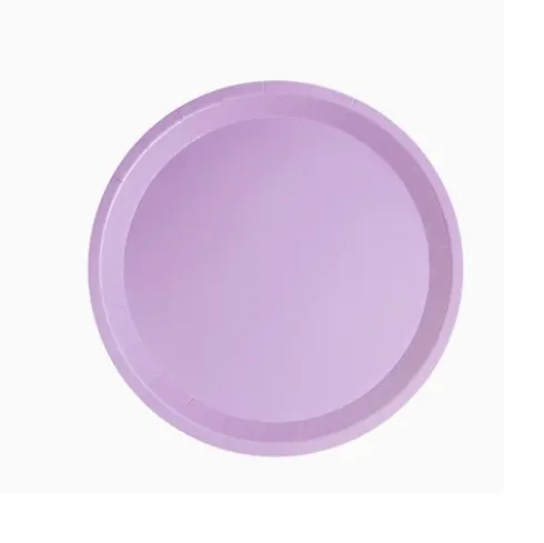 Hiper – Platos postre de color biodegradable | Hechos de cartón Ø17cm