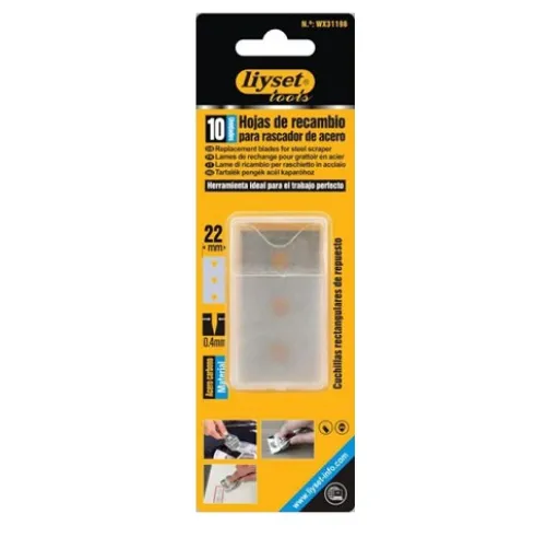 Hojas Recambio Para Rascador de Acero 10PCS