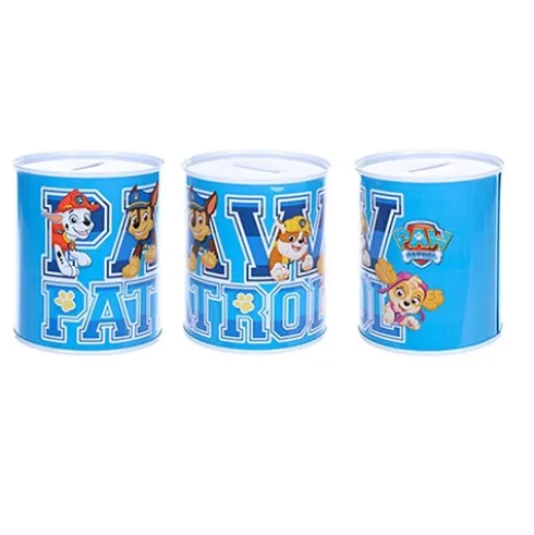Hucha Metal Paw Patrol 10X12CM