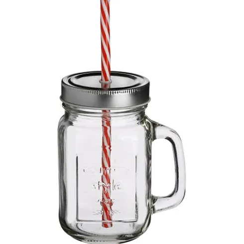 Jarra Cristal C/Cañita 450ML