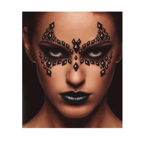 Joyas Faciales Adhesivas Bat 13x15cm