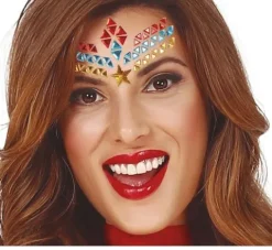 Joyas Faciales Adhesivas Super Heroína