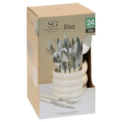 Juego Cubiertos Elsa Con Soporte Dolomita