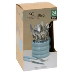 Juego Cubiertos Elsa Con Soporte Dolomita