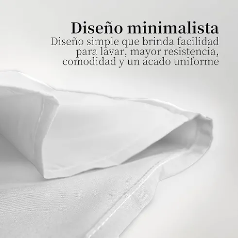 Juego de Sábanas Lisas de 3 Piezas Blanco
