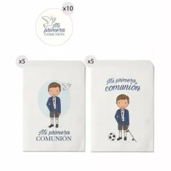 Juego 10 Sobres Regalo 13X16 Comunión Niño