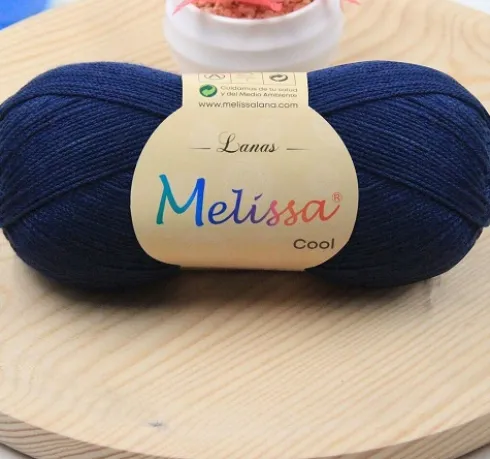 Lana Cool Azul Marino 16