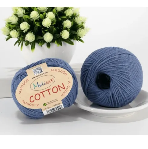 Lana Cotton Azul Medio 314