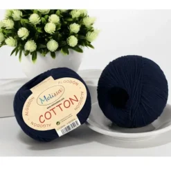 Lana Cotton Azul Oscuro 315
