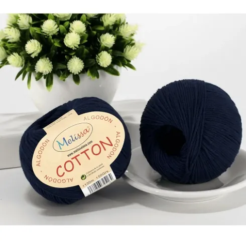 Lana Cotton Azul Oscuro 315