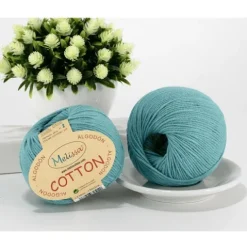Lana Cotton Verde Turquesa 313