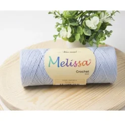 Lana Crochet Azul Pastel 12