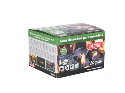 Lana de Madera Encender Fuego 20pcs