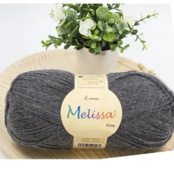 Lana Finas Gris Melange 39