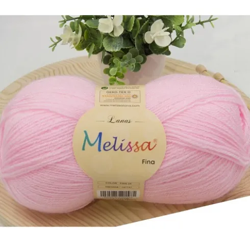 Lana Finas Rosa Pastel 24