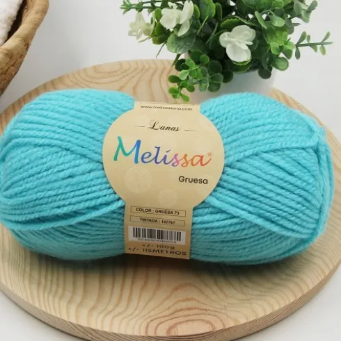 Lana Gruesa Azul Turquesa 73