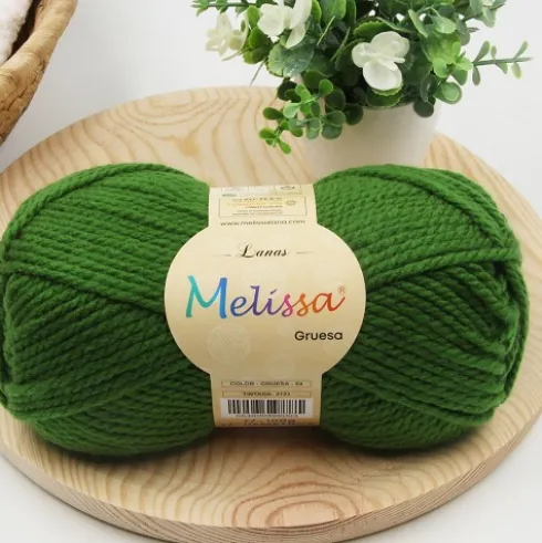 Lana Gruesa Verde Navidad 54