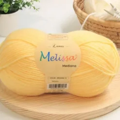 Lana Mediana Amarillo Pastel 14