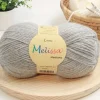 Lana Mediana Gris Melange 38