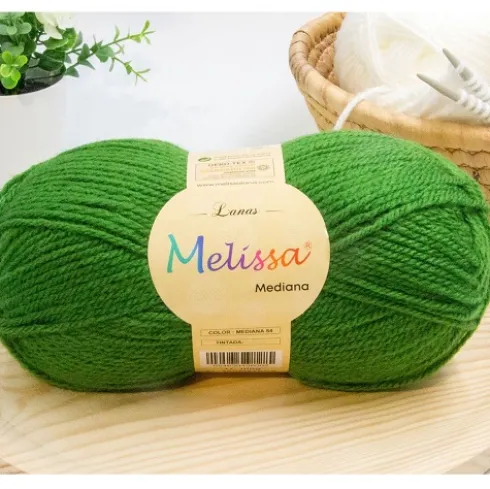 Lana Mediana Verde Navidad 54