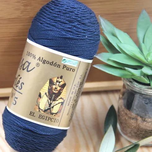 Lana Perlés 5 Azul Oscuro 10