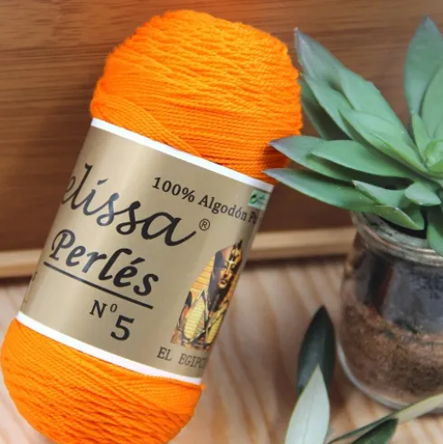 Lana Perlés 5 Naranja 17