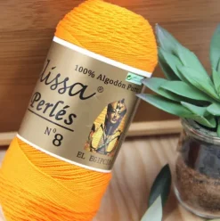 Lana Perlés 8 Naranja 17