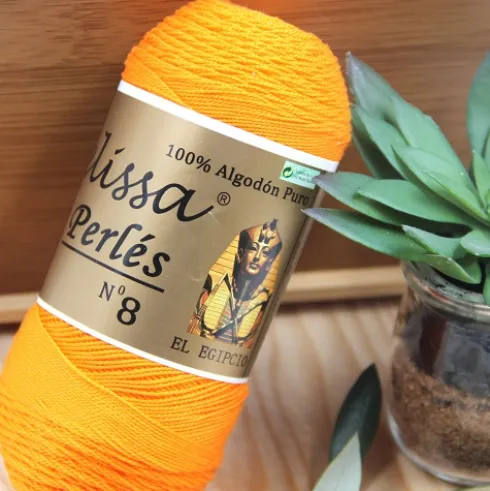 Lana Perlés 8 Naranja 17